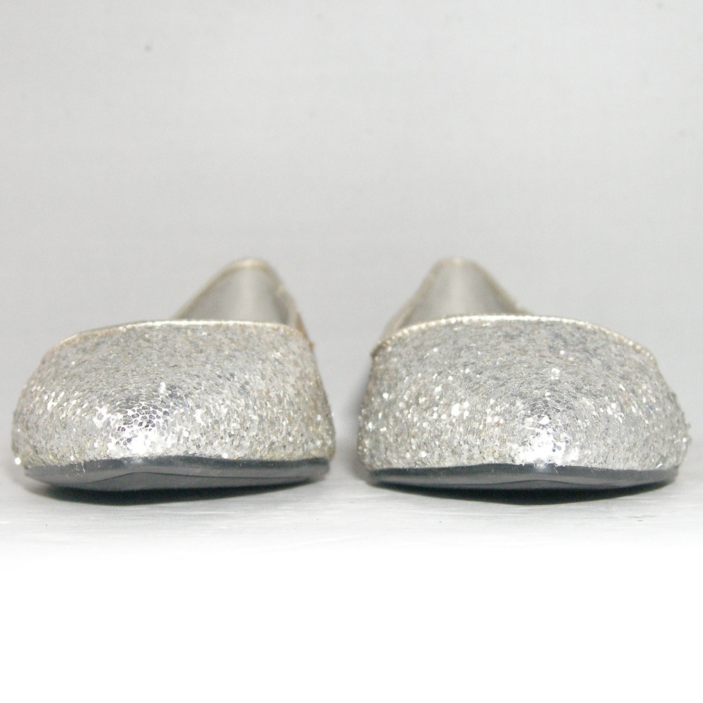 Zara Woman ombre metallic silver gold flats 6/6.5 - Picture 2 of 8